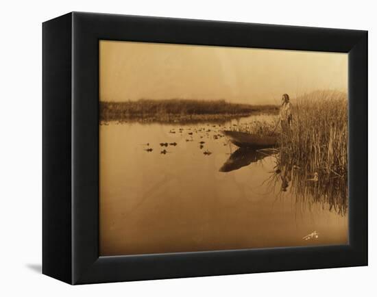 Clamath Marsh, 1898-Edward S. Curtis-Framed Premier Image Canvas