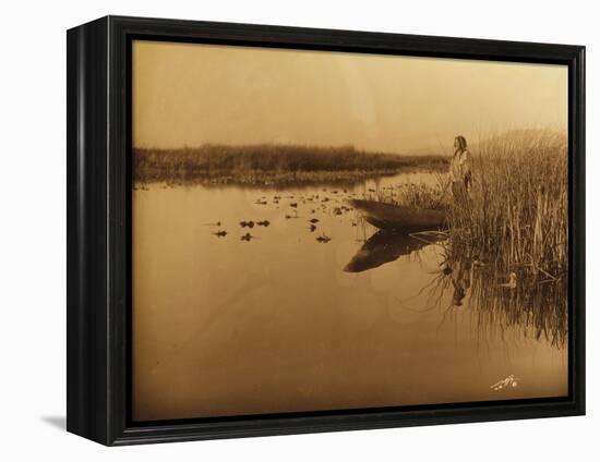 Clamath Marsh, 1898-Edward S. Curtis-Framed Premier Image Canvas