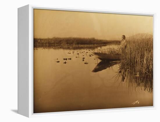 Clamath Marsh, 1898-Edward S. Curtis-Framed Premier Image Canvas
