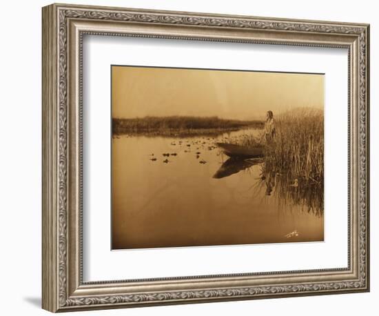 Clamath Marsh, 1898-Edward S. Curtis-Framed Giclee Print