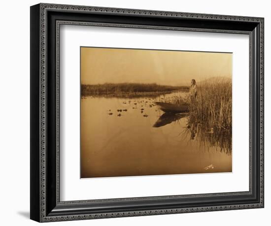 Clamath Marsh, 1898-Edward S. Curtis-Framed Giclee Print