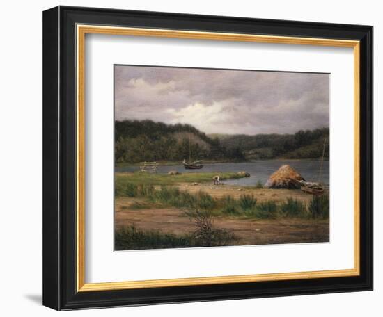 Clamming, Long Island-Henry Alexander-Framed Giclee Print