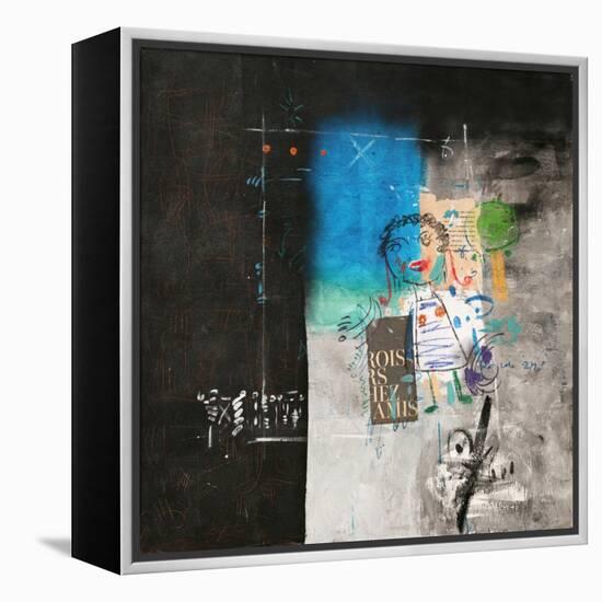 Clamor-Sattar Darwich-Framed Stretched Canvas