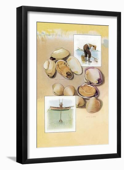 Clams-null-Framed Premium Giclee Print