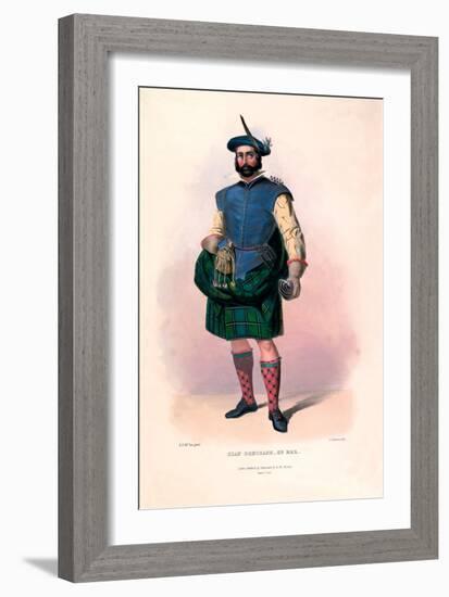 Clan Donchadh of Mar-R.R.-Framed Art Print