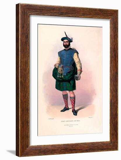 Clan Donchadh of Mar-R.R.-Framed Art Print