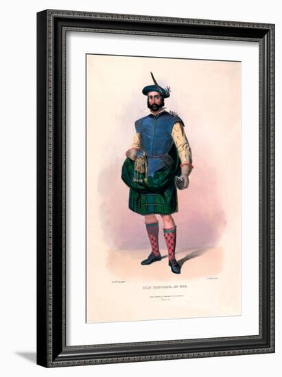 Clan Donchadh of Mar-R.R.-Framed Art Print