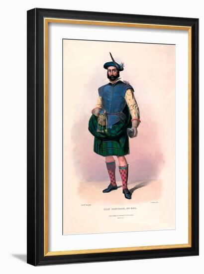 Clan Donchadh of Mar-R.R.-Framed Art Print
