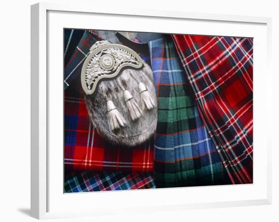 Clan Tartans, Inverness, Scotland-Paul Harris-Framed Photographic Print