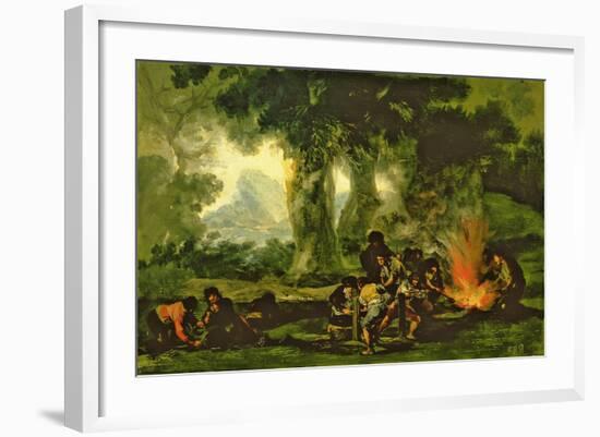 Clandestine Bullet Production, 1812-13-Francisco de Goya-Framed Giclee Print