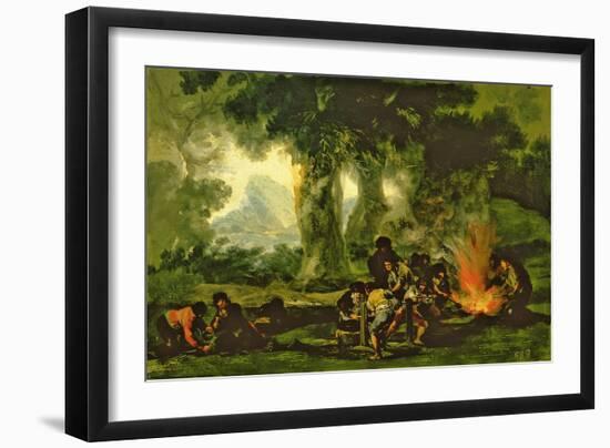 Clandestine Bullet Production, 1812-13-Francisco de Goya-Framed Giclee Print