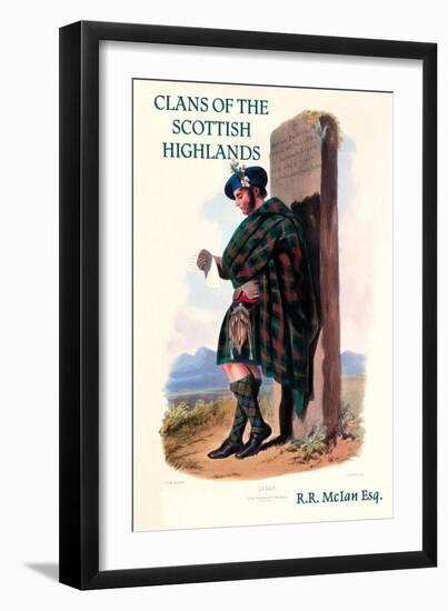 Clans of the Scottish Highlands-null-Framed Premium Giclee Print