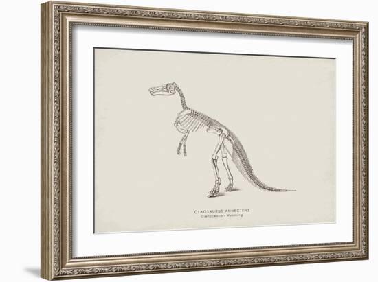 Claosaurus-The Vintage Collection-Framed Giclee Print