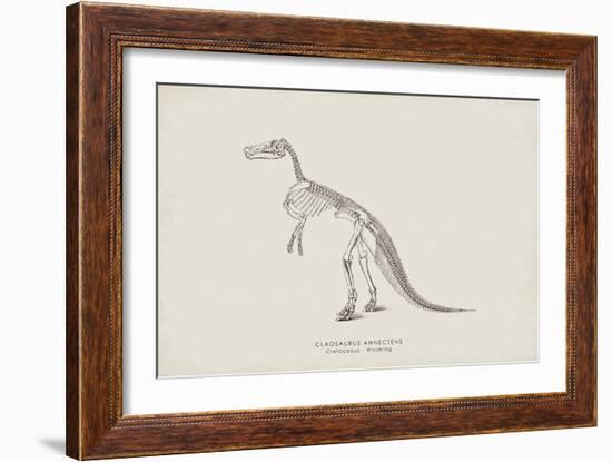 Claosaurus-The Vintage Collection-Framed Giclee Print