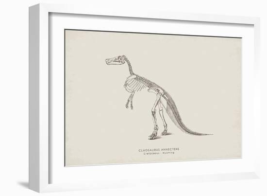 Claosaurus-The Vintage Collection-Framed Giclee Print