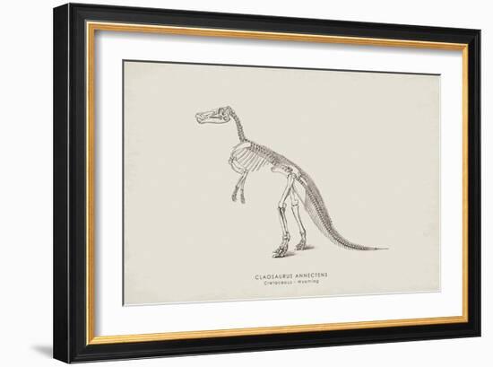 Claosaurus-The Vintage Collection-Framed Giclee Print