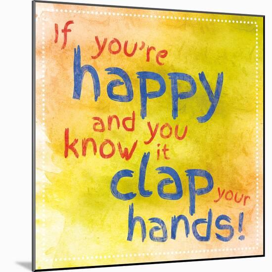 Clap Your Hands 1-Lauren Gibbons-Mounted Art Print