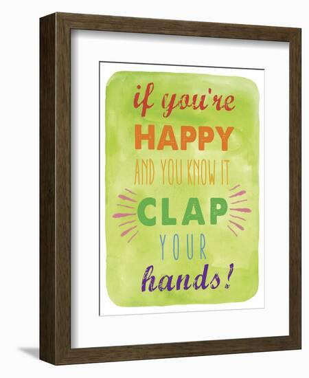 Clap-Erin Clark-Framed Giclee Print