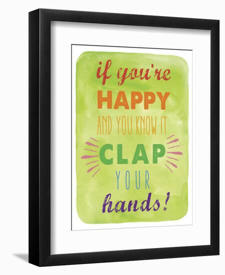 Clap-Erin Clark-Framed Giclee Print