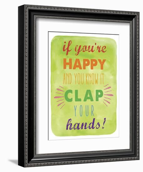 Clap-Erin Clark-Framed Giclee Print