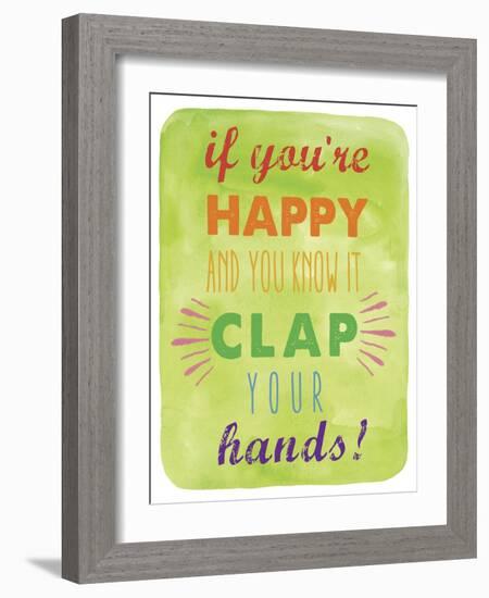 Clap-Erin Clark-Framed Giclee Print