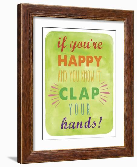 Clap-Erin Clark-Framed Giclee Print