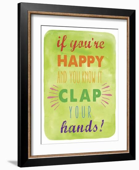 Clap-Erin Clark-Framed Giclee Print