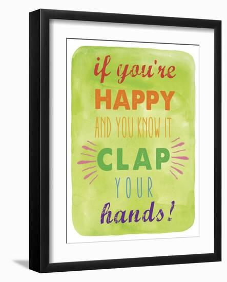 Clap-Erin Clark-Framed Giclee Print