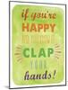 Clap-Erin Clark-Mounted Giclee Print