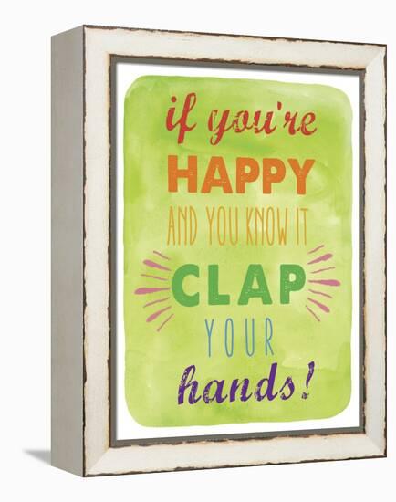 Clap-Erin Clark-Framed Premier Image Canvas