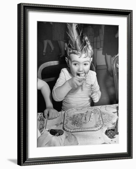 Clapp's Baby Food Company Staging a Child's party-Cornell Capa-Framed Photographic Print