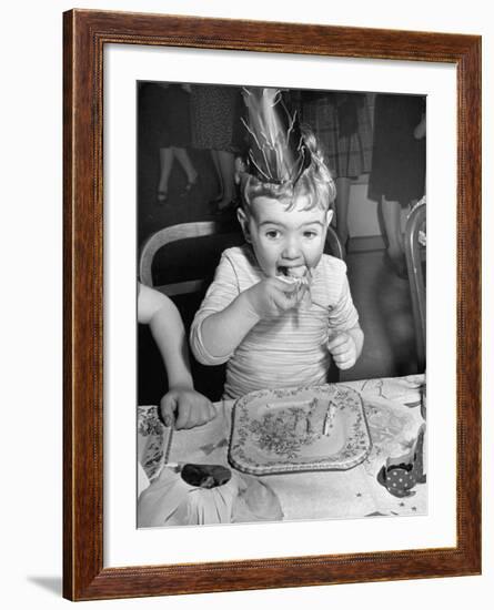 Clapp's Baby Food Company Staging a Child's party-Cornell Capa-Framed Photographic Print