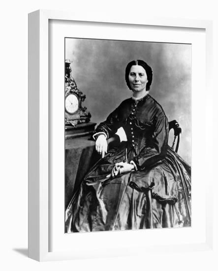 Clara Barton, American Humanitarian-Science Source-Framed Giclee Print