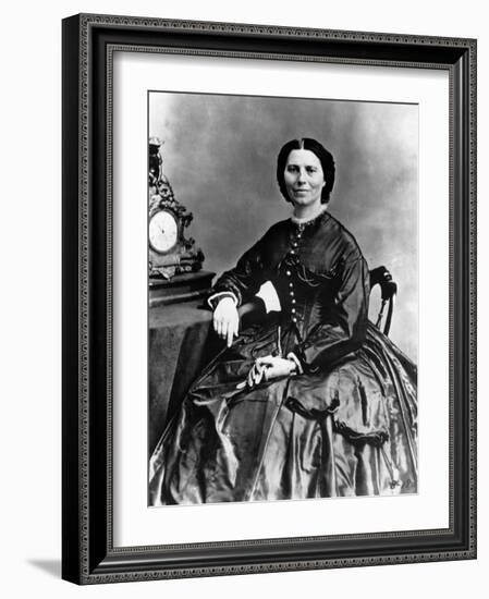 Clara Barton, American Humanitarian-Science Source-Framed Giclee Print