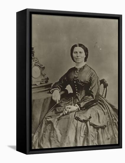 Clara Barton, c.1865-American Photographer-Framed Premier Image Canvas