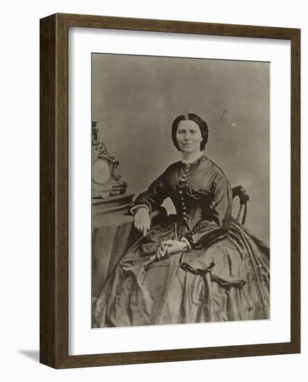 Clara Barton, c.1865-American Photographer-Framed Photographic Print