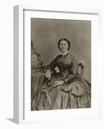 Clara Barton, c.1865-American Photographer-Framed Photographic Print