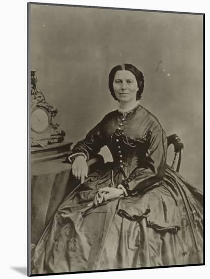 Clara Barton, c.1865-American Photographer-Mounted Photographic Print