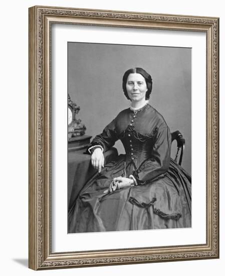 Clara Barton-Mathew Brady-Framed Photographic Print