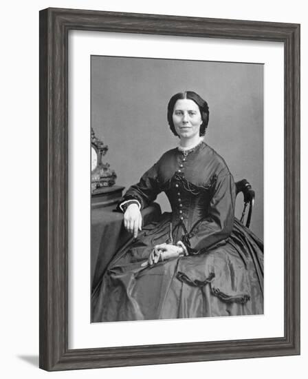 Clara Barton-Mathew Brady-Framed Photographic Print