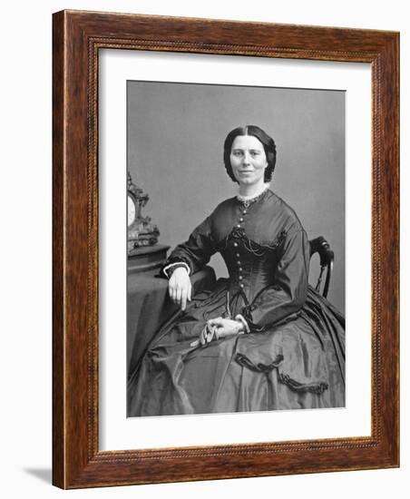 Clara Barton-Mathew Brady-Framed Photographic Print