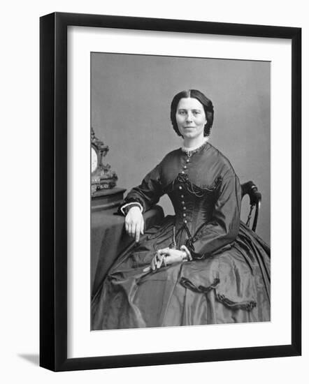 Clara Barton-Mathew Brady-Framed Photographic Print