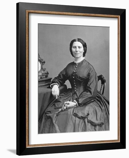 Clara Barton-Mathew Brady-Framed Photographic Print