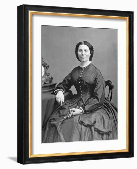 Clara Barton-Mathew Brady-Framed Photographic Print