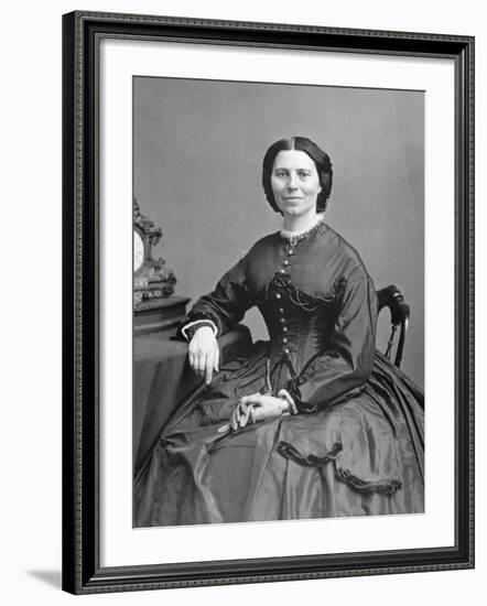 Clara Barton-Mathew Brady-Framed Photographic Print