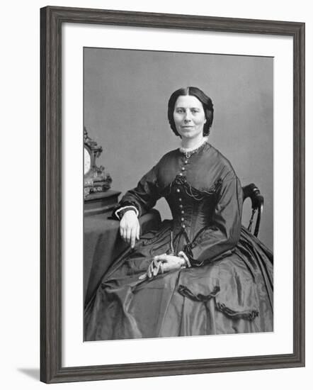 Clara Barton-Mathew Brady-Framed Photographic Print