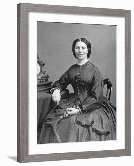 Clara Barton-Mathew Brady-Framed Photographic Print