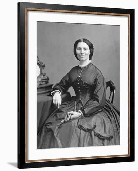 Clara Barton-Mathew Brady-Framed Photographic Print