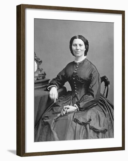 Clara Barton-Mathew Brady-Framed Photographic Print