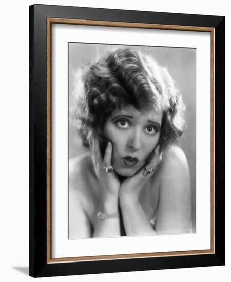 Clara Bow, c.1930-null-Framed Photo